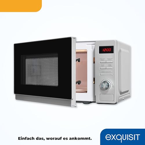Exquisit Mikrovågsugn MW2070-3GDI | 1000W med Timer och Snabbstart