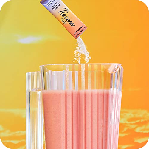 Recess Mood Powder, Calming Magnesium L-Threonate Blend With Passion Flower, L-Theanine, Electrolytes, Magnesium Calm Support Powder Supplement #TOP1