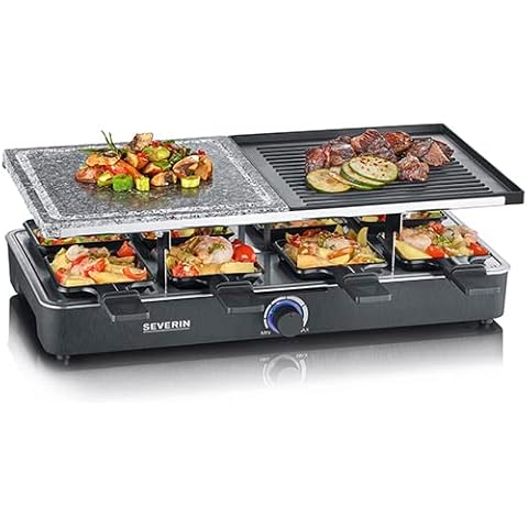 SEVERIN Raclette-Grill mit Naturgrillstein und Grillplatte Cover
