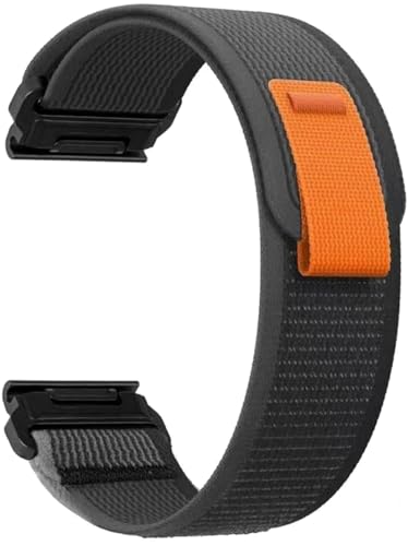 Image of Zitel Band Compatible with Garmin Fenix 8 AMOLED 47mm, Fenix E /7 /7 Pro, 6 /6 Pro, 5 /5 Plus, Forerunner 970 /965 /955, Epix Pro Gen 2 47mm - QuickFit 22mm Nylon Sport Strap