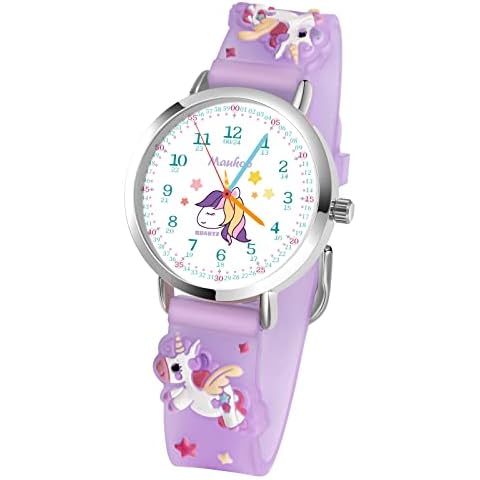 Reloj Maukoo para Niños de Unicornio Morado Cover