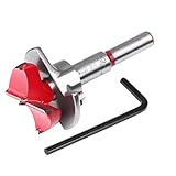 fresa para tupia 30mm 【CARBURO CEMENTADO】: Construido con acero de aleación de titanio para una durabilidad duradera. La broca Forstner de acero de alta velocidad perfora agujeros superpuestos, angulados y de bolsillo en todo tipo de madera, fácil de perforar el orificio de la bisagra, el orificio del cilindro, el orificio de roscado del escritorio de la computadora, el accesorio del gabinete del hogar.