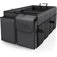 Amazon.co.jp: 車トランク用フタ付き収納ボックス 折りたたみ式車用 大