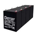 Mighty Max Battery 12V 2.9AH F1 SLA Replacement Battery Compatible with Leoch LP12-2.9 - 4 Pack