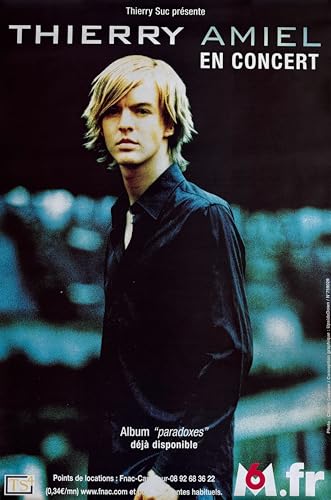 Thierry Amiel En concert 2003 affiche poster geant de 80X120cm