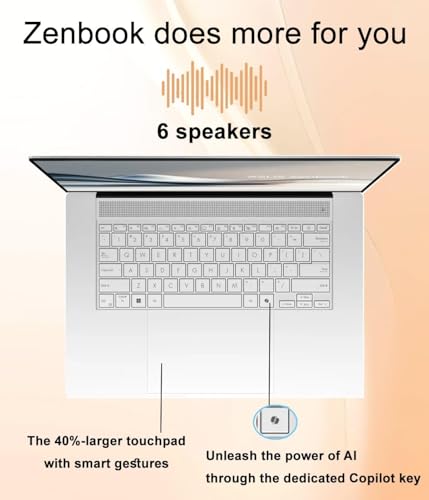 Image of ASUS Zenbook Pro S 16 AI Laptop (16 inch 3K AMOLED Touchscreen, AMD Ryzen AI 9 365 (>Intel Ultra 7 155H), 24GB DDR5, 2TB SSD) Thin & Light Copilot+ PC for Business, Backlit, Wi-Fi 7, Win 11 Pro, UM5606