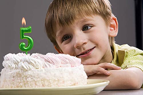 Green Birthday Candles 7 Candle 7Th Seven Years Cake Bady Roman Numberal Cool Number Candle No 70 71 72 73 74 75 76 77 78 79 #TOP7