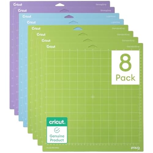 Cricut Cutting Mat Variety Pack (8 Count, 12in x 12in)