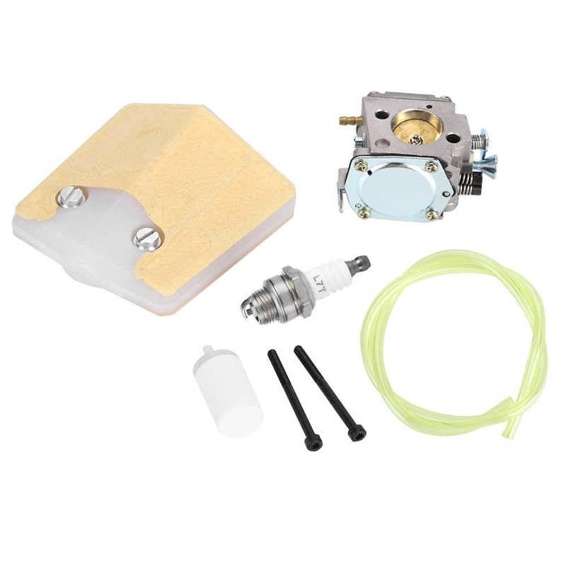 Accesorios de herramientas Chainsaw Carburetor Encendido Bobina Aire Filtro de combustible Jardín Herramientas Juego de reemplazo Ajuste for Jonsered 625 630 625 Piezas de motosierra