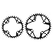 DJC Stone 94BCD Round Chainring 32T 34T 36T 38T 40T 42T Cycling MTB Bike Chainwheel Tooth Plate for Sram NX GX X1 94 bcd,36T