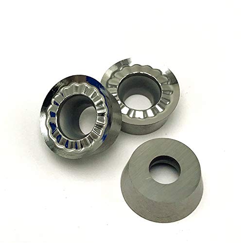 Lot 10 Plaquette Carbure RPGT1003 / RPGT10T3 / RPGT1204 AK H01 – Insert Tournant CNC Pour Aluminium, Cuivre – Haute Précision & Résistance Usure