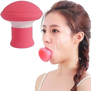 Jaw Face Exerciser Remove Nasolabial Folds Define Your Jawline, Facial and Neck Exercise for Women and Men Slim and Tone your Face and Neck Muscles to Look Younger (Pink)