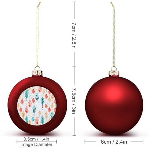 Déco sapin Noël incassable bleu flèche corail chic
