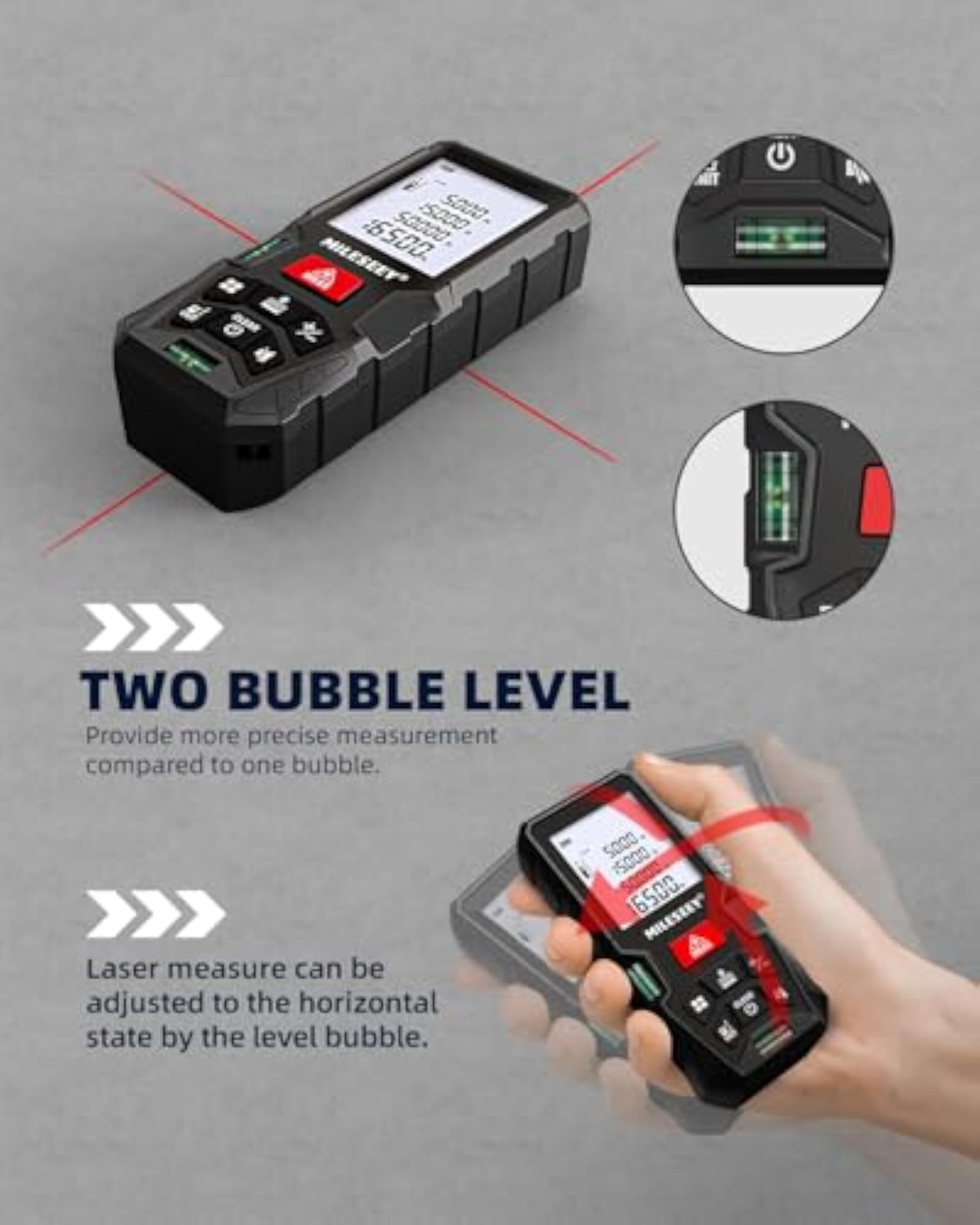 100m Digital Laser Distance Meter, Accurate Measurement Tool