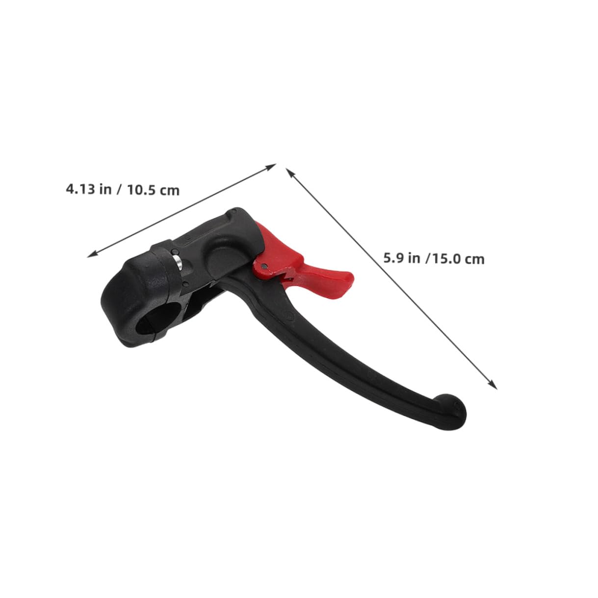 2pares Manijas de Freno para Silla de Ruedas Extensibles de Plástico Autoblocantes para Frenos de Mano de Repuesto para Mantenimiento de Sillas de Transporte