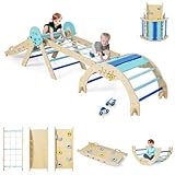 GOPLUS 9 en 1 Triangle Escalade Montesorri pour Enfants 1 Ans+, Parcours...