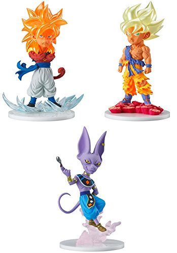 ドラゴンボール超 UG ドラゴンボール02 アニメ フィギュア グッズ ガチャ バンダイ(全3種フルコンプセット)