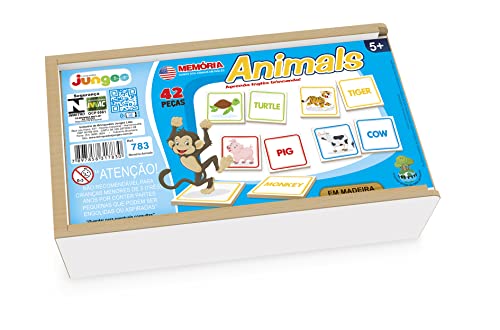 Memória Em Inglês Animais (Estojo) Junges