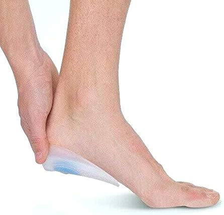 PediGel® - Gel Heel Cup with Soft Spot - Designed by Leading UK Podiatrists - Pair 2 Units - Small, Clear, Small (Shoe Size UK 3 - 5)