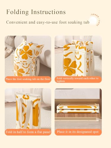 Bañera plegable para pies con protección para rodilla miniatura 5