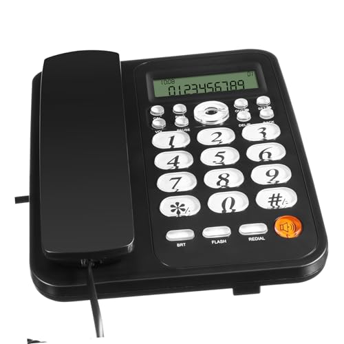 Téléphone filaire à affichage clair pour éviter les erreurs de numéros