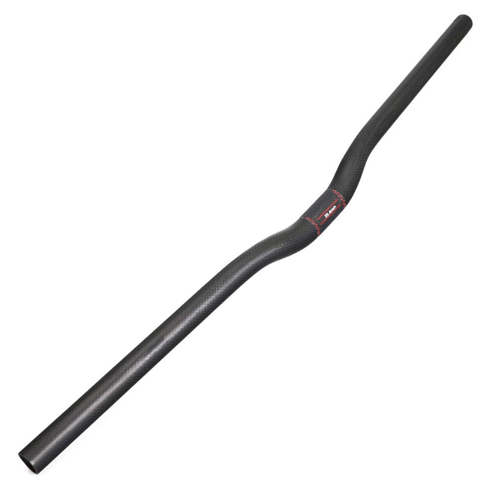 Guidon de VTT Alfa Pasca en fibre de carbone pour VTT 25,4 mm Hauteur Aero Guidon de vélo Accessoires 3K Mat 700 m