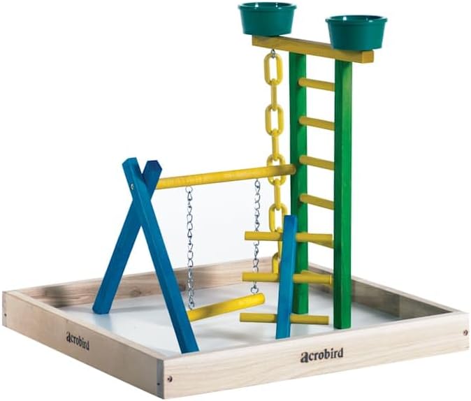 Caitec Acrobird Small Bird Playground, 18" Base