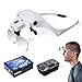 Produktbild Starcrafter 21-016-208 Headset Lupe mit 2 LEDs und 5 abnehmbare Linsen: 1.0X, 1.5X, 2.0X, 2.5X, 3.5X