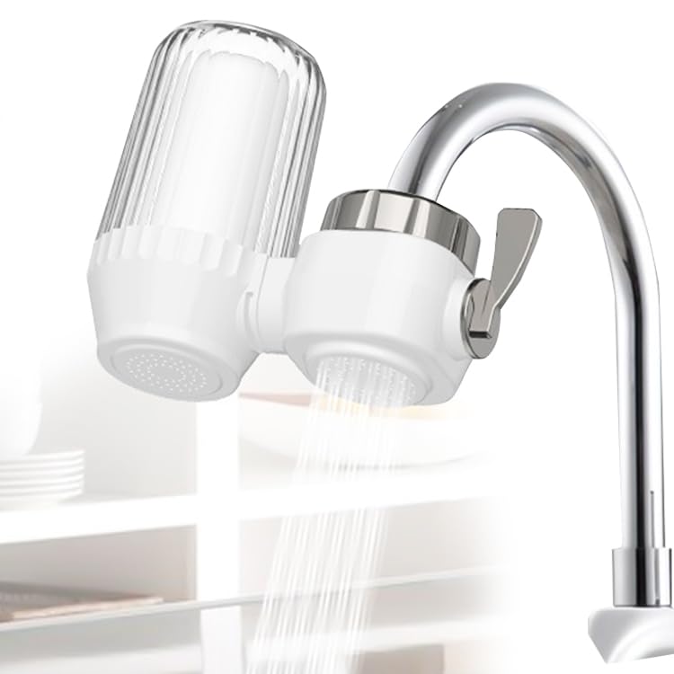 Filtro Agua Grifo, Adaptador Grifo Cocina, Water Filte, Filtro De Agua Para Grifo Sistema Filtro De Agua, Grifo Descalcificador Filtra Sustancias, Incluidos El Cloro, La Cal Y El Mal Sabor.
