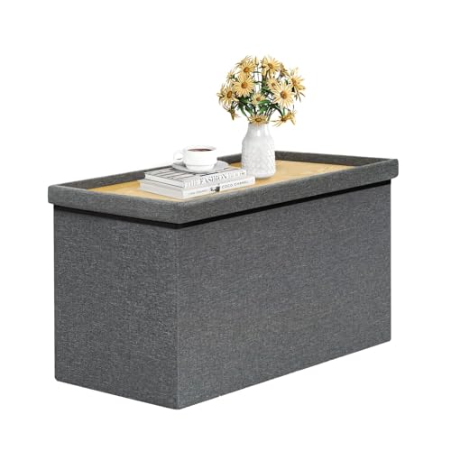 Storage Ottoman with Tray