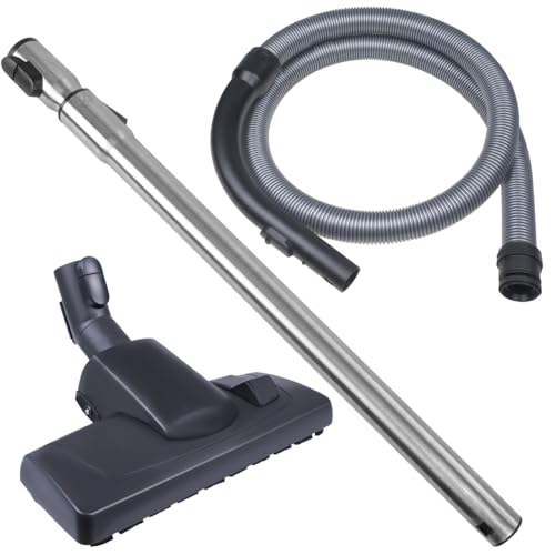 PRIMEBAG - SPARSET: Schlauch Griff Rohr und Bodendüse - Passend für Miele Classic C1 EcoLine PowerLine Parquet EcoLine Flex Easyclean Junior CarCare PowerLine - Bestleistung beim Saugen