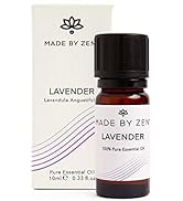 MADE BY ZEN Lavender Essential Oil | 100% Pure Essential Oil for Diffusers | Perfect for at Home ...