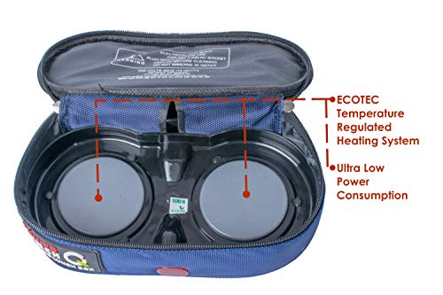 Image of Ecoline Power Lunch Q2, Electric Lunch Box,Capacity 800ml,(2 Containers 400ml) Blue