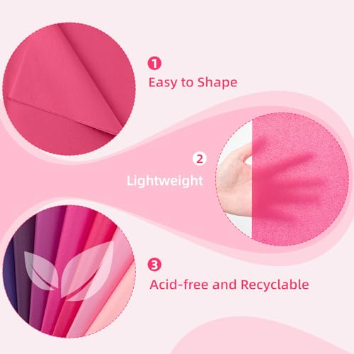 Simetufy 1000 Sheets 20 x 20 Inch Tissue Paper, 40 Assorted Colors by Simetufy - Image 7