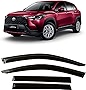 Tinted Tape-On Side Window Vent Visor Deflectors Rain Guards Compatible with Toyota Corolla Cross 2022 2023 L LE XLE