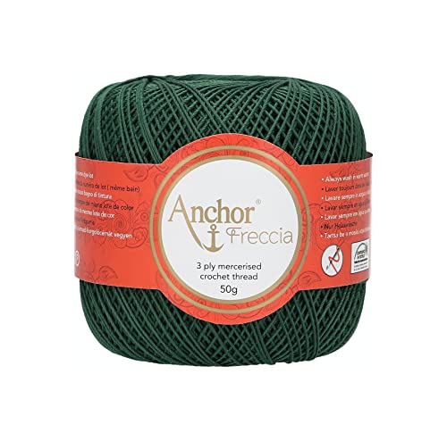 Anchor 4771012 00218 Yarn, Cotton, Green