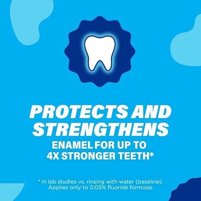 ACT Restoring Anticavity Fluoride Mouthwash Cool Mint 18 oz (Pack of 7)