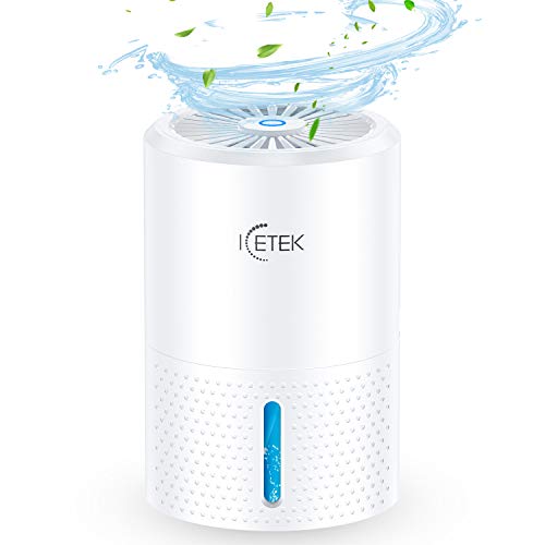 ICETEK 900ml(30oz) Dehumidifier, 2020 Newest Quiet 1800 Cubic Feet (225 Sq ft) Electric Portable