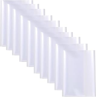 10 Pcs Clear Exercise Book Covers Transparent Book Covers Thicken Plastic Book Protectors for School Home Office (A5)