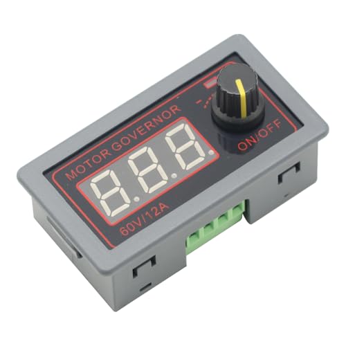 DC 9V-60V 500W DC Motor Speed Controller PWM Speed Controller DC 12V 24V 60V 500W Electric Motor Speed Control Regulator Power Wheels Speed Controller with PWM Signal Generator