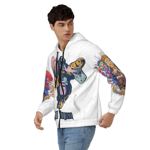 Sturgill Music Simpson Men's Casual Zipper Hoodie Pullover Hooded Long Sleeve Sweatshirt with Big Pockets3