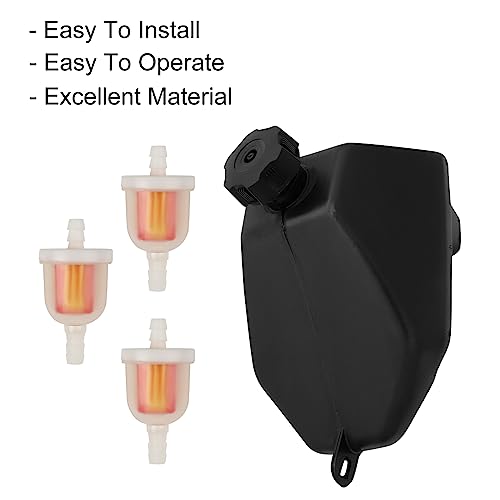 Flypig Gas Fuel Petrol Tank With Cap For 50Cc 70Cc 90Cc 110Cc 125Cc 4 Stroke Atv 4 Wheeler Quad Sunl Roketa Kazuma Taotao Dirt Bike #TOP4