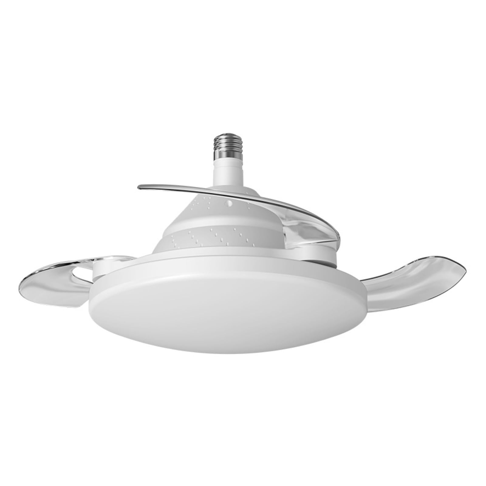 ERETYRET Invisible Fan Blade Light Intelligent Remote Control Small Ceiling Home Living Room Quiet Cooling