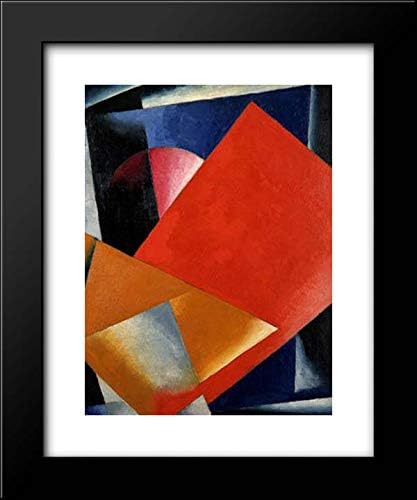 Architectonics in Painting 20x24 Framed Art Print by Lyubov Popova
