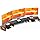 ErgoFocus Triple Monitor Stand Riser, Extra Long Monitor Lift for 3 Monitors, Dual Monitor Stand with Length and Angle Adjust