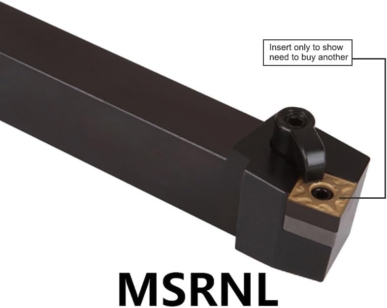 JALYKA 1pc MSRNR-2020K12 Turning Tools Holder Lathe Machining Cutter Arbor External Turning Tools Holder Metal Cutters SNMG Insert (Size : MSRNR-2020K12)