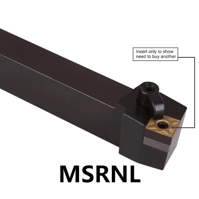 1pc MSRNR-2020K12 Turning Tools Holder Lathe Machining Cutter External Turning Tools Holder Metal Cutters SNMG Insert(MSRNR-2020K12)
