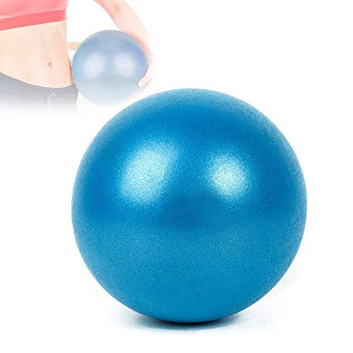 Mini Yoga Balls Exercise Ball Pilates Ball Therapy Ball Balance Ball Bender Ball Barre Equipment for Home Stability Squishy Training PhysicalCore Training with Inflatable Straw (Blue)