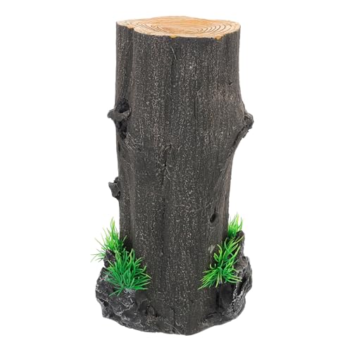 SUPVOX Decoración de Árbol Artificial para Acuario Hueco Realista con Raíces y Escondite para Peces y Tortugas Adecuado para Agua y Accesorio de Paisaje Acuático
