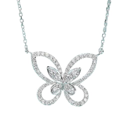 Collier papillon en zircone cubique MOCHAMIK pour illuminer vos tenues de mariage